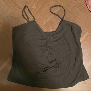 I am selling a green crop top!!